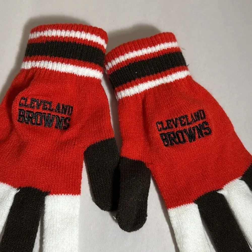 NFL Cleveland Browns knit gloves women’s size m/l